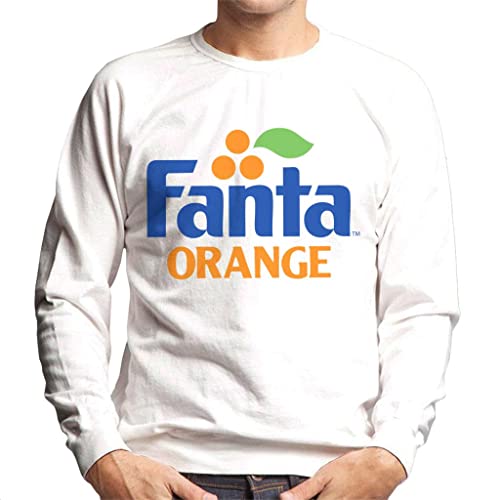 All+Every Fanta Orange 1980s Retro Logo Men's Sweatshirt von All+Every