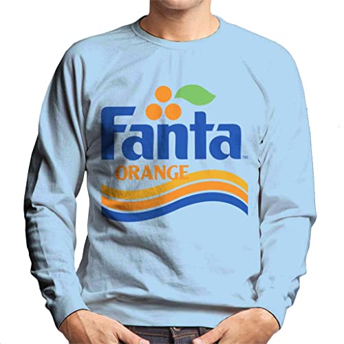 All+Every Fanta Orange 1980s Retro Wave Logo Men's Sweatshirt von All+Every