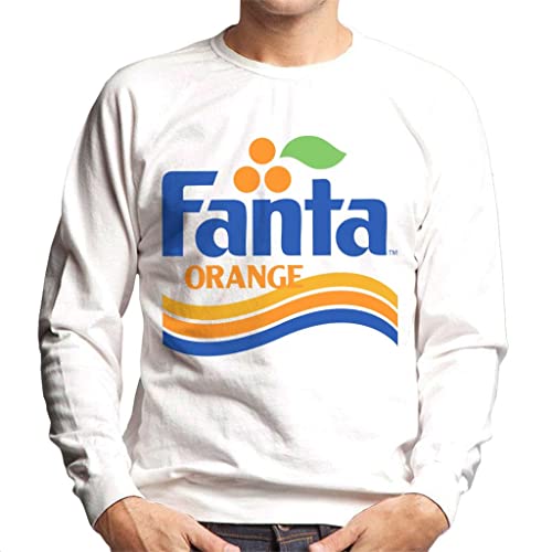 All+Every Fanta Orange 1980s Retro Wave Logo Men's Sweatshirt von All+Every