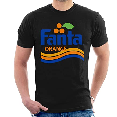 All+Every Fanta Orange 1980s Retro Wave Logo Men's T-Shirt von All+Every