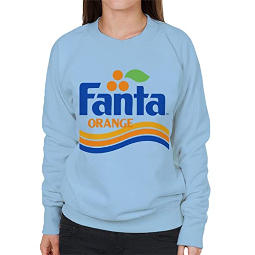 All+Every Fanta Orange 1980s Retro Wave Logo Women's Sweatshirt von All+Every