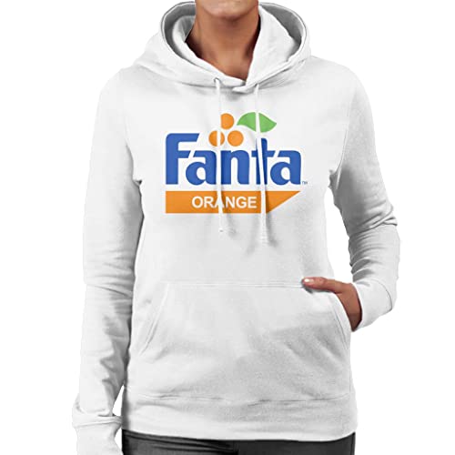 All+Every Fanta Orange Retro 1980s Logo Women's Hooded Sweatshirt von All+Every