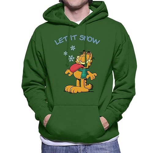All+Every Garfield Let It Snow Christmas Men's Hooded Sweatshirt von All+Every