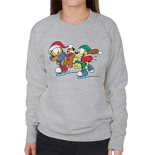 All+Every Garfield and Odie Christmas Ice Skating Women's Sweatshirt von All+Every