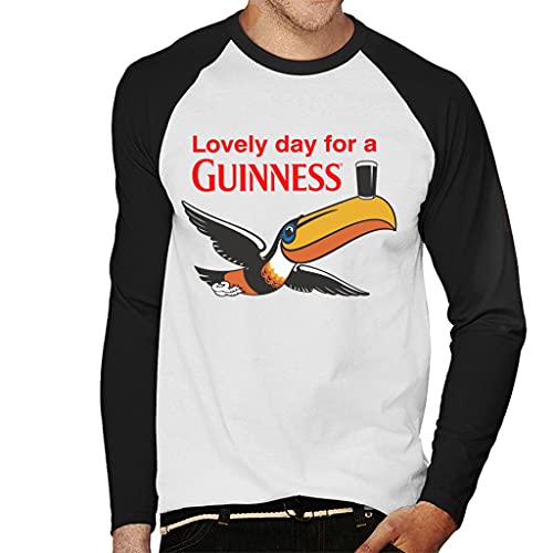 All+Every Guinness Toucan Lovely Day for A Guinness Men's Baseball Long Sleeved T-Shirt von All+Every