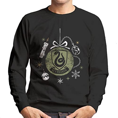 All+Every Harry Potter Christmas Slytherin Bauble Men's Sweatshirt von All+Every