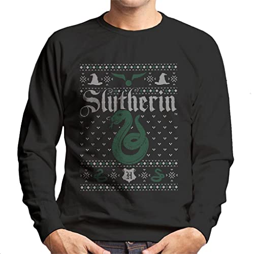 All+Every Harry Potter Christmas Slytherin Serpent Men's Sweatshirt von All+Every