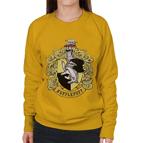 All+Every Harry Potter Hufflepuff House Crest Women's Sweatshirt von All+Every