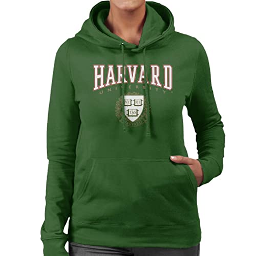 All+Every Harvard University Classic Crest Women's Hooded Sweatshirt All+Every Harvard University Classic Crest Women's Hooded Sweatshirt von All+Every