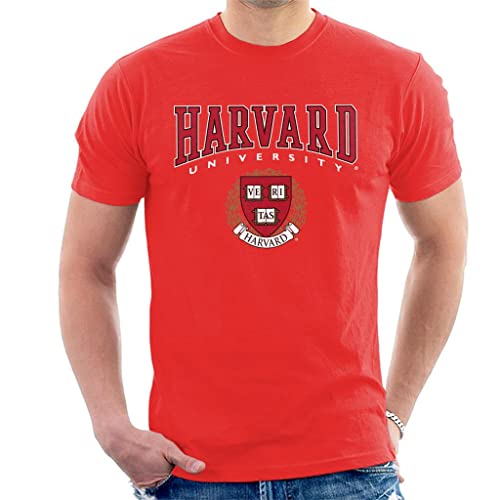 All+Every Harvard University Red Veritas Crest Men's T-Shirt von All+Every
