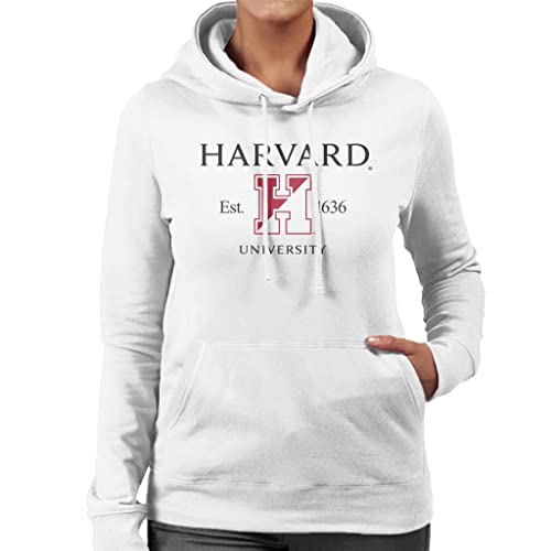 All+Every Harvard University Two Tone Logo Est 1636 Women's Hooded Sweatshirt von All+Every