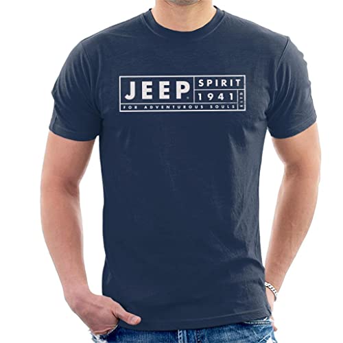 All+Every Jeep Spirit 1941 Estd for Adventurous Souls Light Logo Men's T-Shirt von All+Every