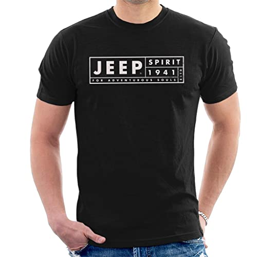 All+Every Jeep Spirit 1941 Estd for Adventurous Souls Light Logo Men's T-Shirt von All+Every