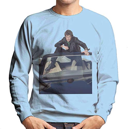 All+Every Knight Rider Michael Knight Sitting In KITT Men's Sweatshirt von All+Every