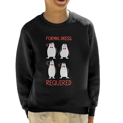 All+Every Madagascar Penguins Formal Dress Required Kids Sweatshirt von All+Every