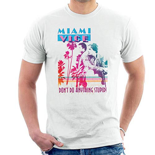 All+Every Miami Vice Dont Do Anything Stupid Men's T-Shirt von All+Every