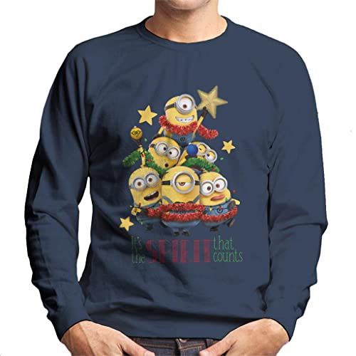 All+Every Minions Christmas It's The Spirit That Counts Men's Sweatshirt All+Every Minions Christmas It's The Spirit That Counts Men's Sweatshirt von All+Every
