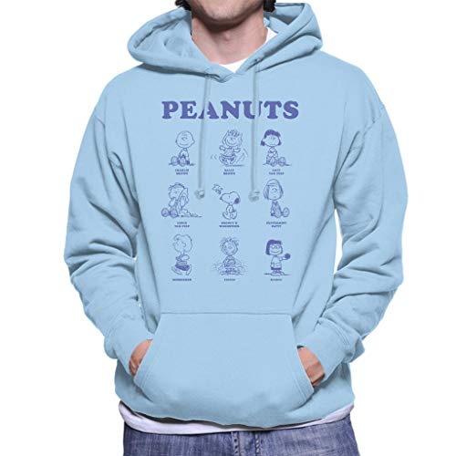 All+Every Peanuts Character Sketches Men's Hooded Sweatshirt von All+Every