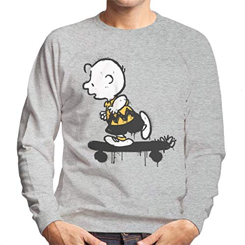 All+Every Peanuts Charlie Brown Skateboard Graffiti Men's Sweatshirt von All+Every