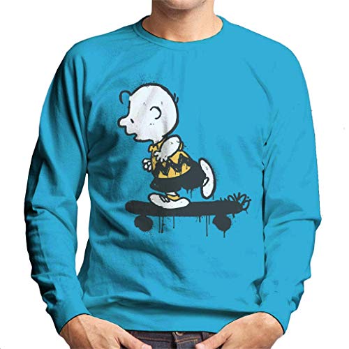 All+Every Peanuts Charlie Brown Skateboard Graffiti Men's Sweatshirt von All+Every