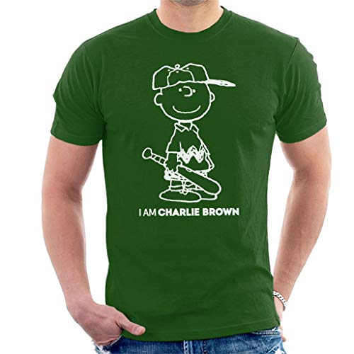 All+Every Peanuts I Am Charlie Brown White Text Men's T-Shirt von All+Every