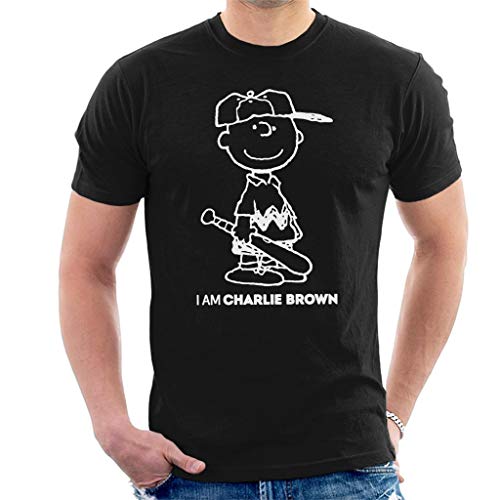 All+Every Peanuts I Am Charlie Brown White Text Men's T-Shirt von All+Every