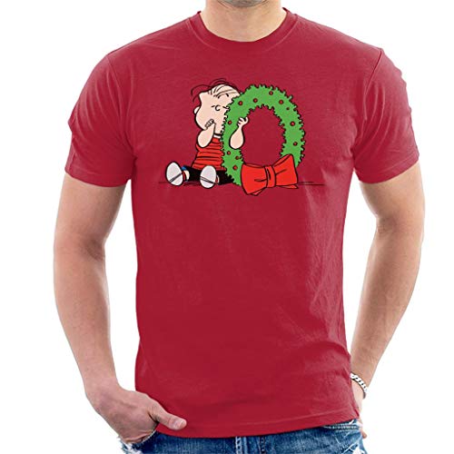 All+Every Peanuts Linus Christmas Wreath Men's T-Shirt von All+Every