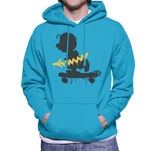 All+Every Peanuts Skateboard Charlie Brown Graffiti Men's Hooded Sweatshirt von All+Every