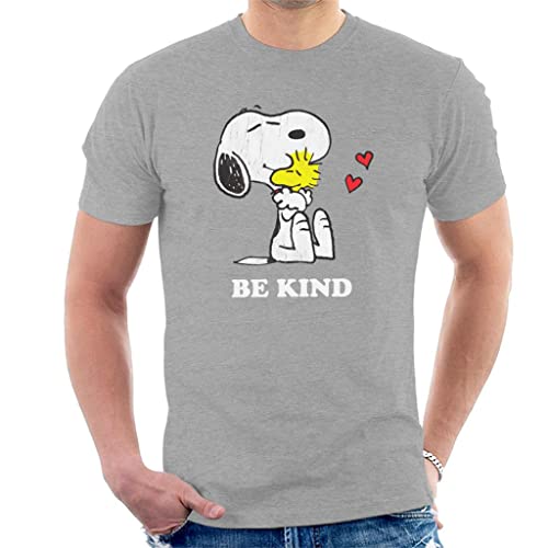 All+Every Peanuts Snoopy Hugging Woodstock Be Kind Men's T-Shirt von All+Every