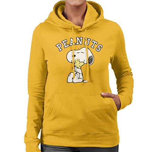 All+Every Peanuts Snoopy Hugs Woodstock Women's Hooded Sweatshirt von All+Every