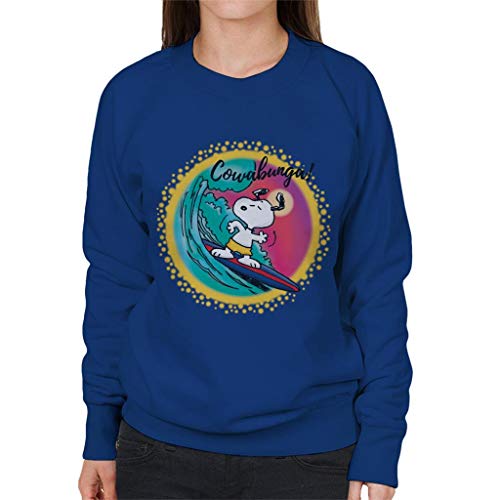 All+Every Peanuts Snoopy Surfing Cowabunga Women's Sweatshirt von All+Every