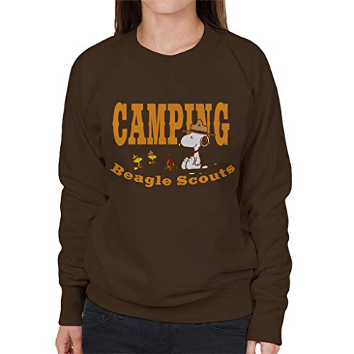 All+Every Peanuts Snoopy Woodstock Camping Beagle Scouts Women's Sweatshirt von All+Every