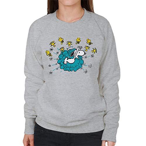 All+Every Peanuts Snoopy Woodstock Flower Puff Women's Sweatshirt von All+Every