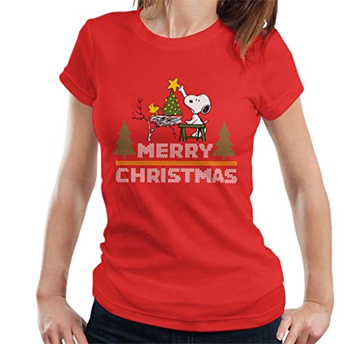 All+Every Peanuts Snoopy and Woodstock Decorating Xmas Tree Women's T-Shirt All+Every Peanuts Snoopy and Woodstock Decorating Xmas Tree Women's T-Shirt von All+Every