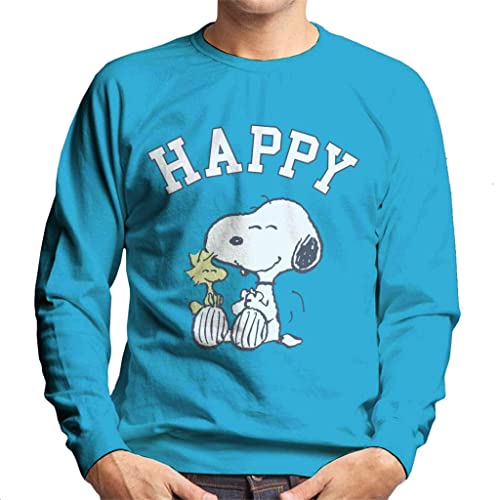 All+Every Peanuts Snoopy and Woodstock Happy Men's Sweatshirt von All+Every