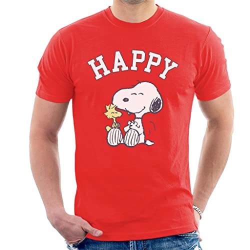 All+Every Peanuts Snoopy and Woodstock Happy Men's T-Shirt von All+Every