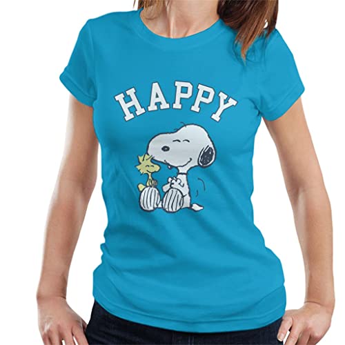 All+Every Peanuts Snoopy and Woodstock Happy Women's T-Shirt von All+Every