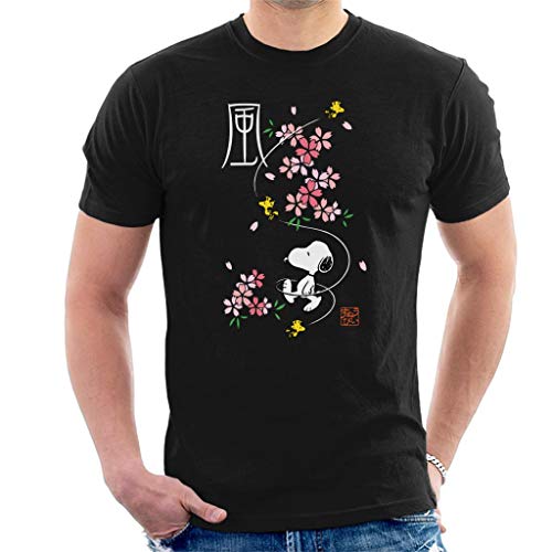 All+Every Peanuts Snoopy and Woodstock Outline Men's T-Shirt von All+Every