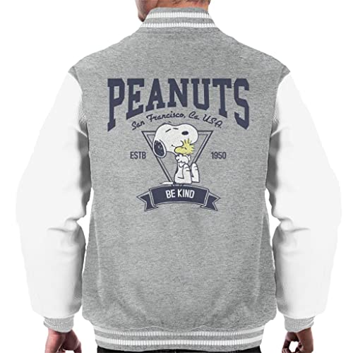 All+Every Peanuts Snoopy and Woodstock San Francisco Be Kind Men's Varsity Jacket von All+Every