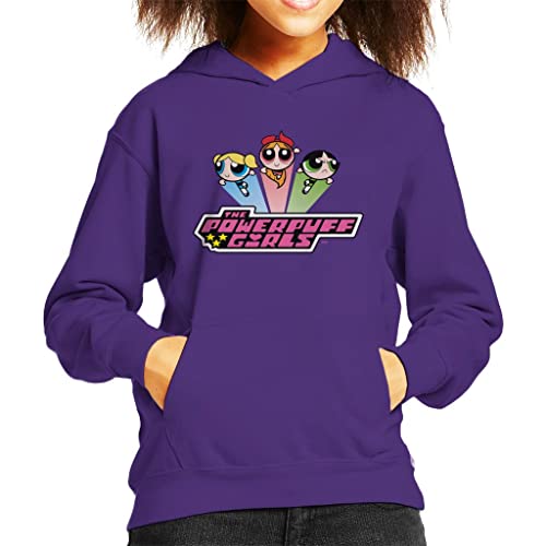 All+Every Powerpuff Girls Classic Logo Kid's Hooded Sweatshirt von All+Every