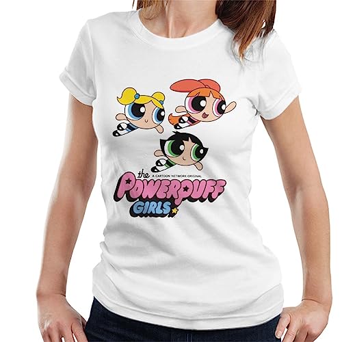 All+Every Powerpuff Girls Trio Smiling Flying Women's T-Shirt von All+Every