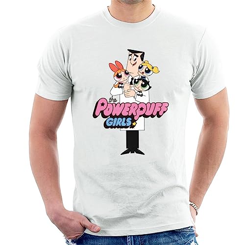 All+Every Powerpuff Girls with Professor Utonium Men's T-Shirt von All+Every