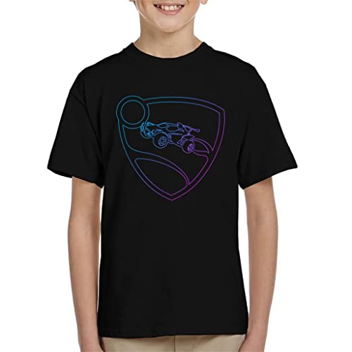 All+Every Rocket League Glowing Shield Logo Kid's T-Shirt von All+Every