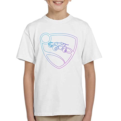 All+Every Rocket League Glowing Shield Logo Kid's T-Shirt von All+Every