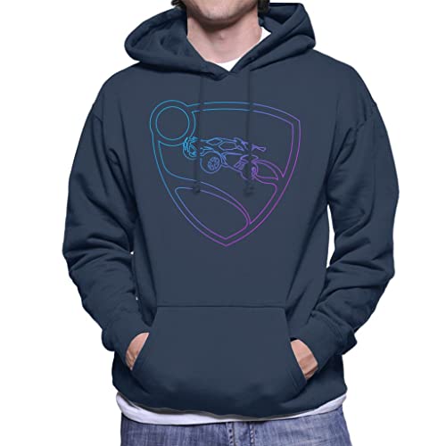 All+Every Rocket League Glowing Shield Logo Men's Hooded Sweatshirt von All+Every