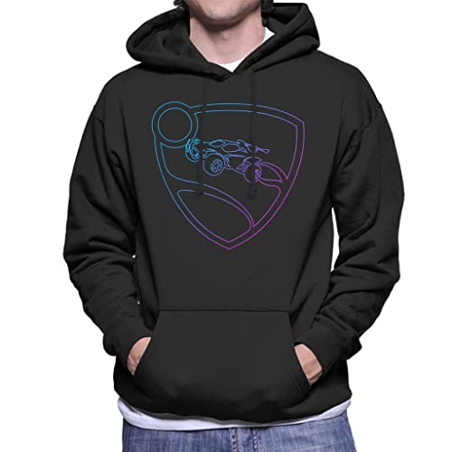 All+Every Rocket League Glowing Shield Logo Men's Hooded Sweatshirt von All+Every