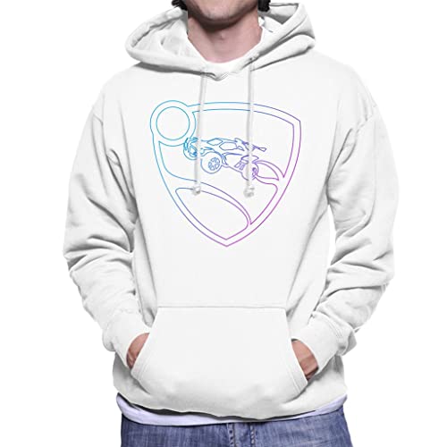 All+Every Rocket League Glowing Shield Logo Men's Hooded Sweatshirt von All+Every