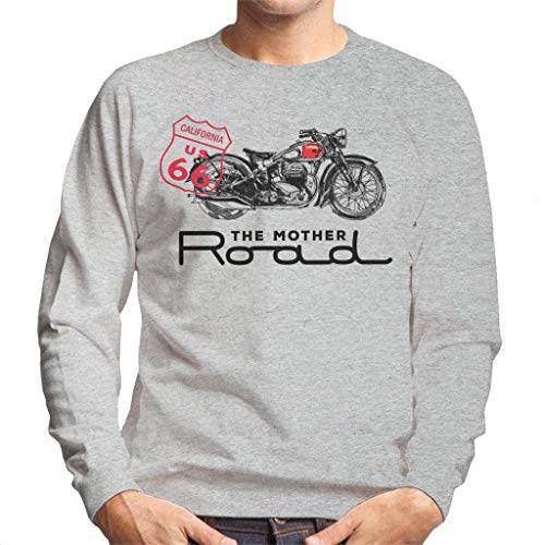 All+Every Route 66 The Mother Road Motorcycle Men's Sweatshirt von All+Every