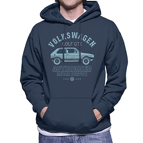 All+Every Volkswagen Blue Golf GTI Authorised Repair Service Men's Hooded Sweatshirt von All+Every