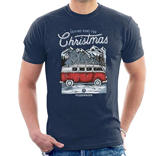 All+Every Volkswagen Driving Home Christmas Tree Camper Men's T-Shirt von All+Every